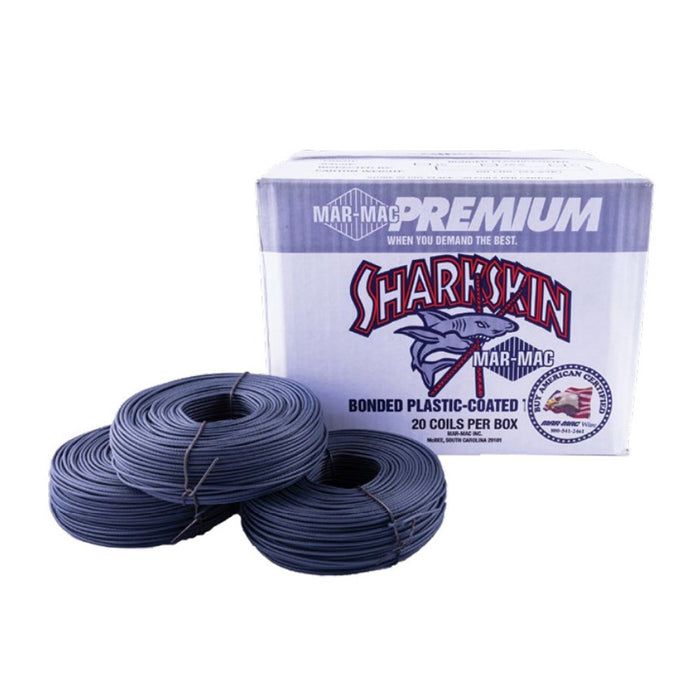 Premium Sharkskin 16 GA Plastic Coated Coil Wire – 3.0 lb Spools, 20 Coils Per Box