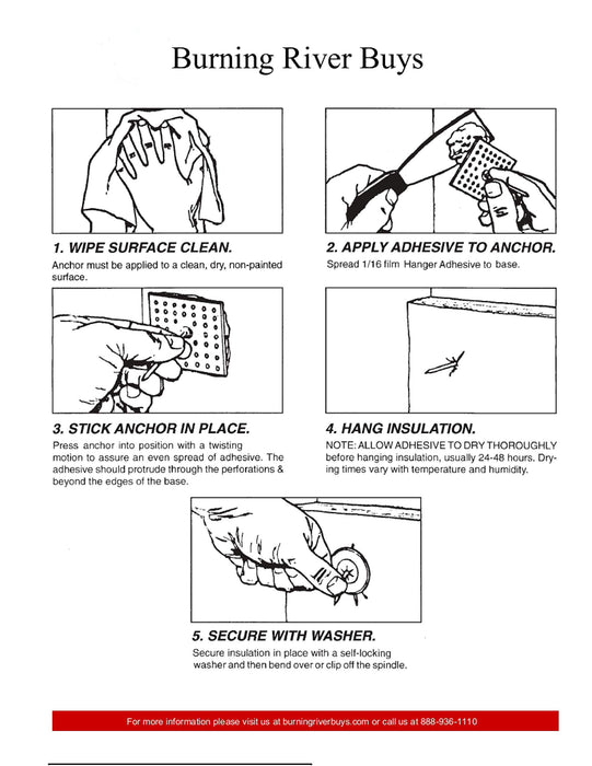 Insulation Hanger Adhesive