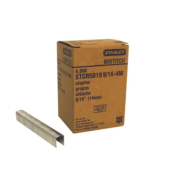 Bostitch STCR5019-9/16-4 9/16" Staples for Stapling Tackers