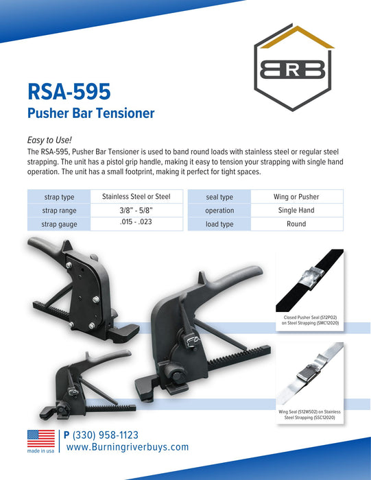 RSA-595 Pusher Bar Tensioner