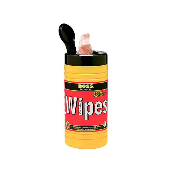 BOSS 893 Dual Side Abrasive Wipes