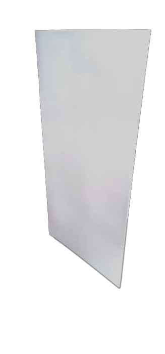 HDPE Plastic Sheet High Density Polyethylene,1/2" Thick 24" Wide x 48” Long, White with Scratch Protection.